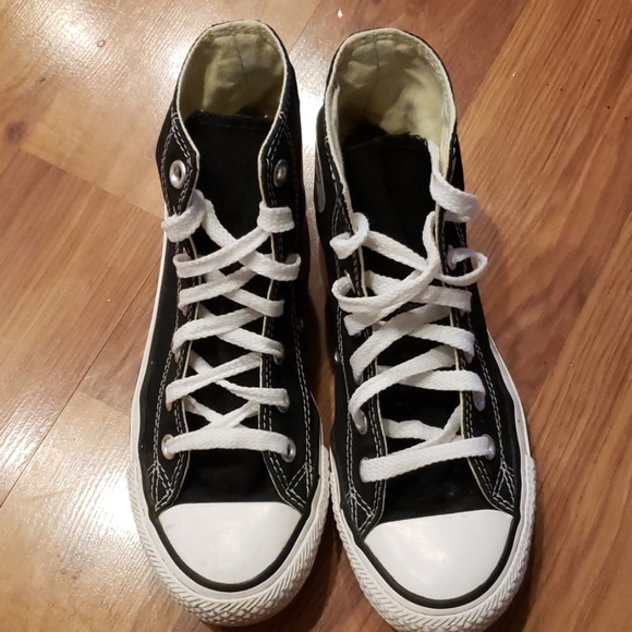 ladies black converse size 6